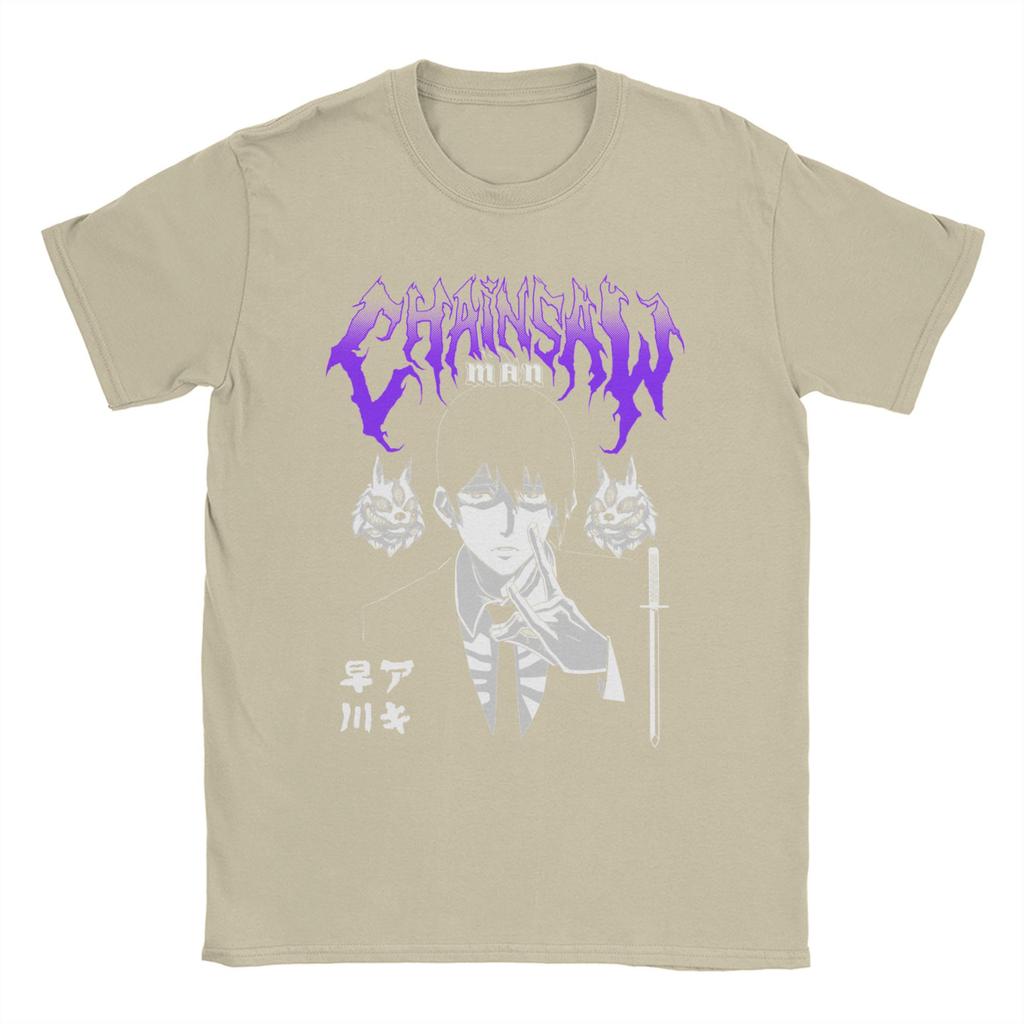 Аки Человек-бензопила для мужчин женщин футболка Дэнджи Макима Аки Кобэни забавная футболка футболки 100% хлопок графическая одежда