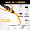 ELEAD Portable Battery Powered Pump - Electric Fuel/Water Transfer Pump 2.2 GPM, Liquid Siphon Pump With Adjustable Flow Control, Gas Pump With
