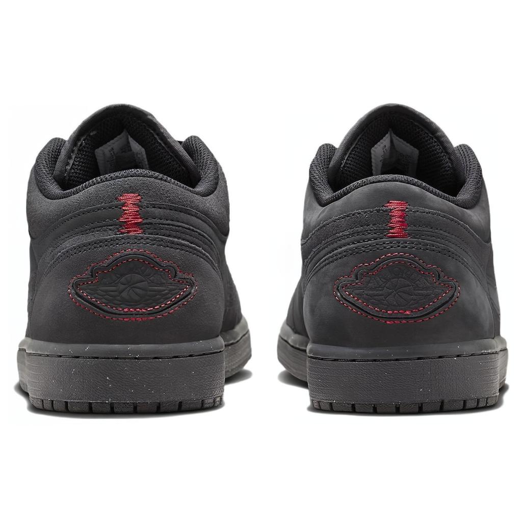 Air Jordan 1 Low SE Craft Dark Smoke Red Мужские кроссовки Серые Dark-Smoke-Grey Varsity-Red FD8635-001