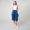 ATHPLATFORM Aw51Pt02 Crinkle Bermuda Pants_Turquoise Blue