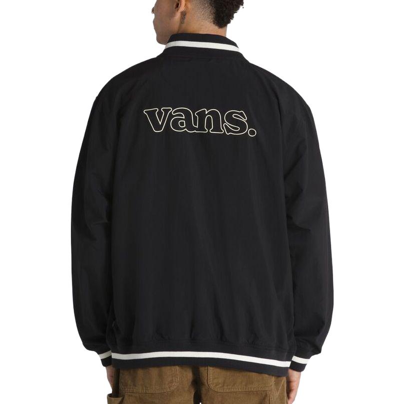 Vans Куртки Мужские Черные С воротником-стойкой Умеренные Другое VN0008G0BLK