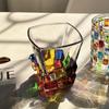 Бокал для вина Strike Color Painted Line Woven Crystal Glass