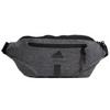 Полиэстеровая поясная сумка обычная унисекс серая Adidas HP1471