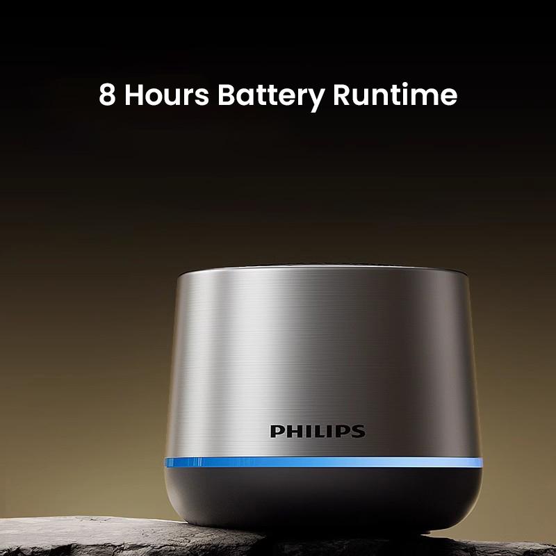 Philips Bluetooth-динамик TAS1009 Подключение Bluetooth 5.3, воспроизведение музыки, встроенный микрофон, звонки в режиме громкой связи