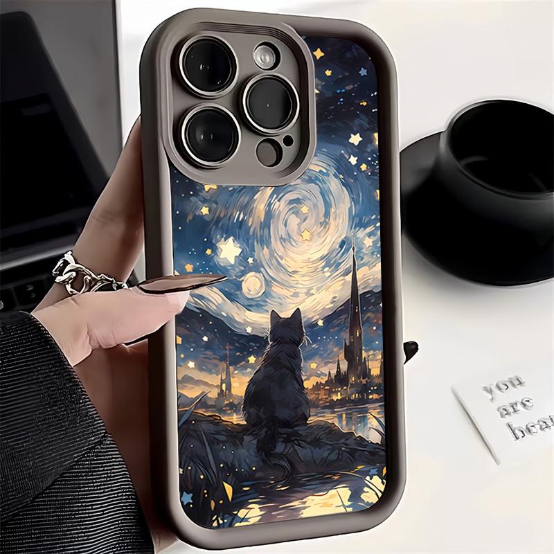 Роскошный чехол Луна для Xiaomi Redmi Note 11 12 13 Pro Plus 5G 13 4G 12S 11S 10S PRO Redmi 12C 13C 14C Ударопрочный утолщенный чехол