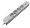 Listwa zasilająca Defender SFS 133 1,5 m, 4 gniazda, 3x USB biała