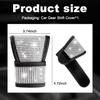 Bling Car Gear Shift Cover with Rhinestone,Stylish Crystal Gear Shift Knob Cover as Car Decorations,Universal Anti-Scratch Gears Shifter Covers Bling