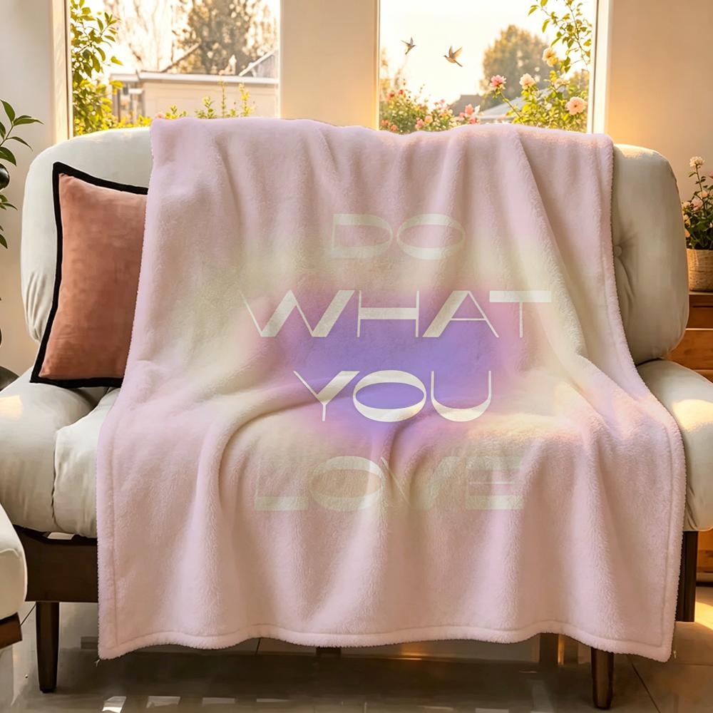 Art A Abstract F Floral H Heart M Mushroom B Butterfly Throw Flannel Throw Blanket Suitable for Sofa Living Room Bedroom