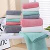 3Pcs/Set Bath Towel Coral Velvet Highly Absorbent Towels Soft Quick Drying Bath Towel Set for Bathroom Gym SPA Home Travel Hotel Kitchen