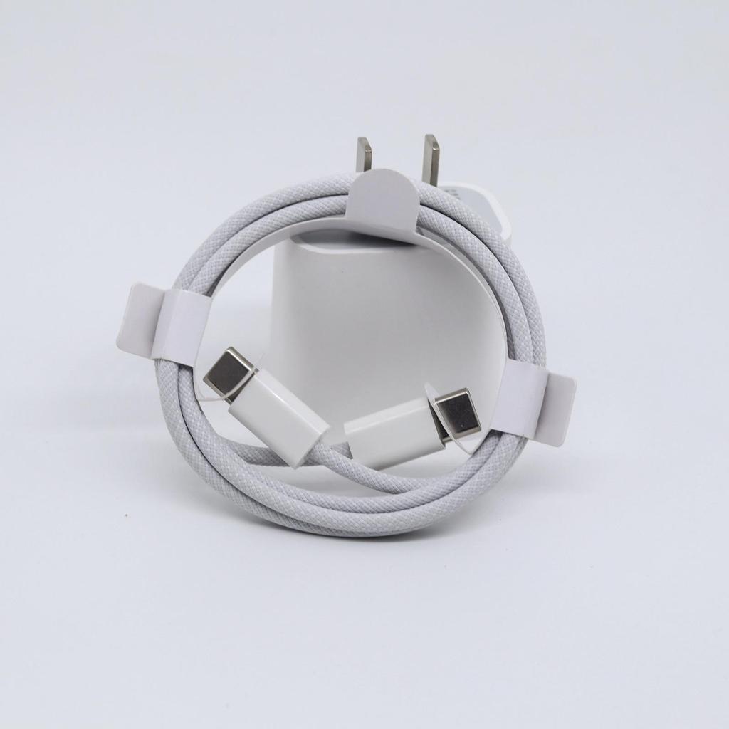 60 Вт двойной кабель Type-C с оплеткой PD для быстрой зарядки iPhone 15-16 серии и Android