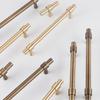 Solid Brass Brushed Antique Brass Bronze 500mm Pull Drawer Knobs T Bar Kitchen Cabinet Handle