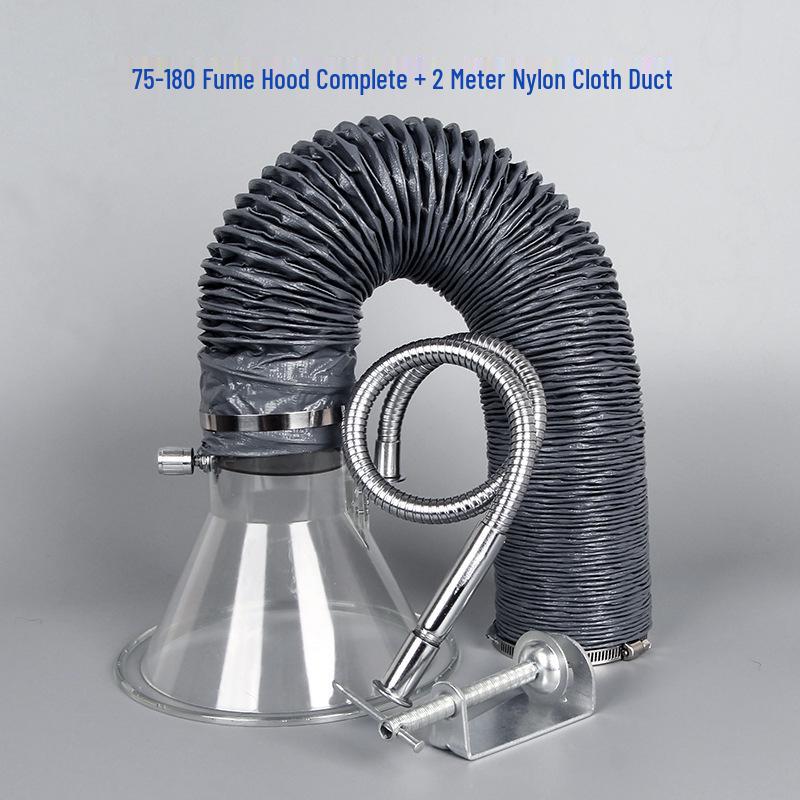 Паяльный вытяжной колпак Соединитель раструба для удаления дыма - Доступен в размерах 2,5, 3 и 4 дюйма
