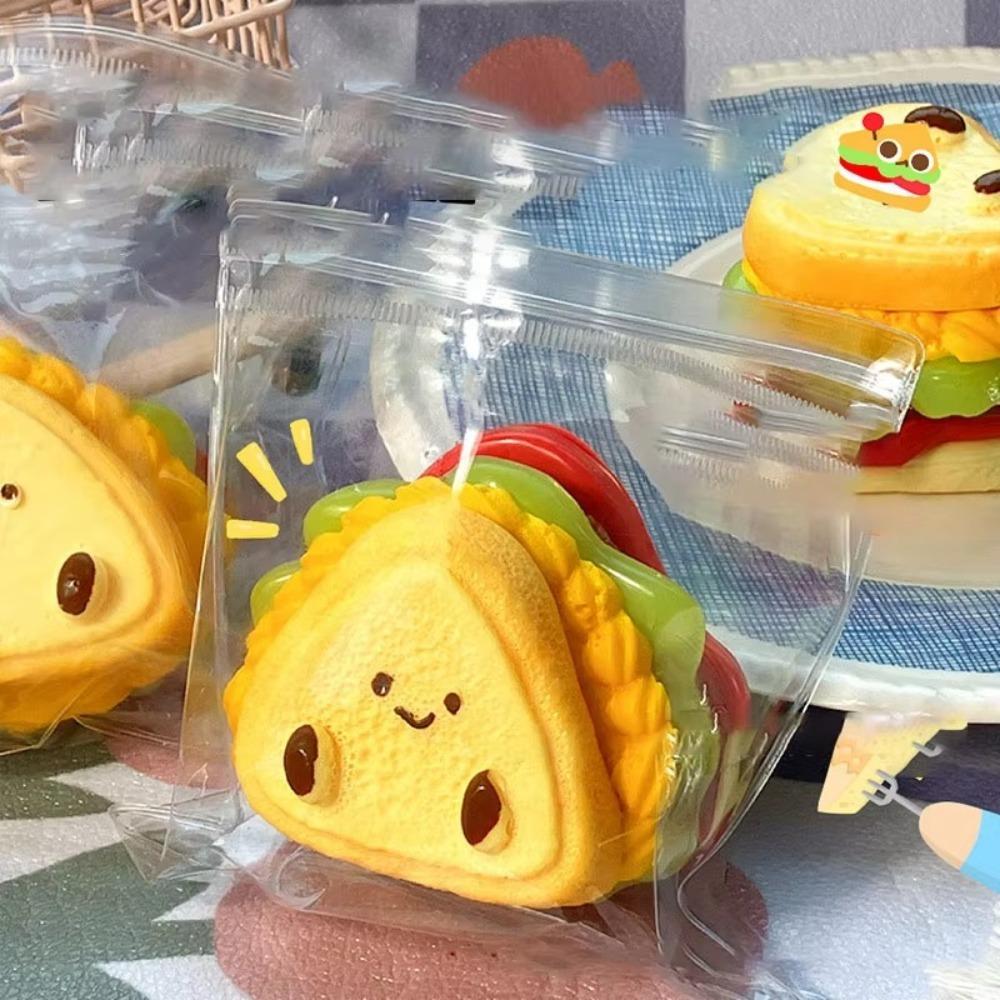 Очень толстая игрушка-антистресс в виде сэндвича, липкая, для снятия стресса, сэндвич таба, сквиши для подростков и взрослых