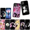 Чехол-бампер Cover для Apple iPhone 15 14 16 Plus XS 13 11 12 Pro Max XR X 16E ProMax Чехол для телефона Кот Моряки Красивая Девушка Луна