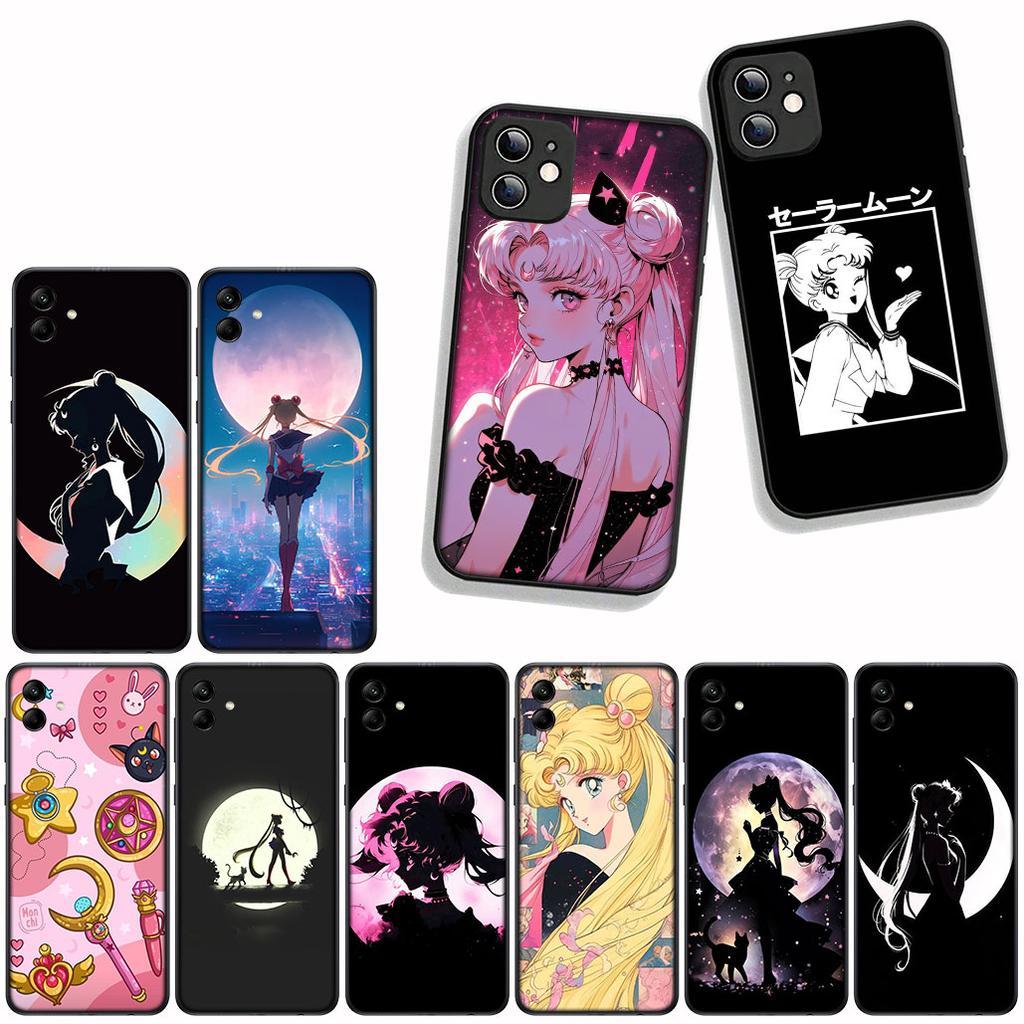 Чехол-бампер Cover для Apple iPhone 15 14 16 Plus XS 13 11 12 Pro Max XR X 16E ProMax Чехол для телефона Кот Моряки Красивая Девушка Луна