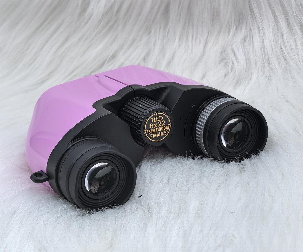 8x22 Multicolor Compact HD High Magnification Binoculars for Travel, Concerts, and Mountaineering