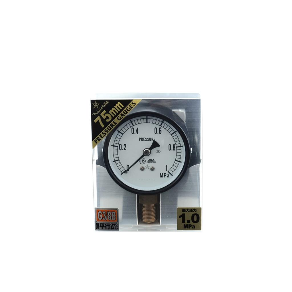 Правый нижний манометр общего назначения Seiki A75 G3/8 S-31 1.0MPA