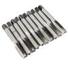 10pcs Metric Taps M10 Thread Carbon Steel Straight Flute First Hand Taper Plug Tap High Rigidity