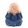 Baby Buddha Statuette, 4 Pieces, Little Monks Buddha Figurines, Cute   Kungfu Monk, Car Interior Decoration, Resin Crafts, Wall Shelf,