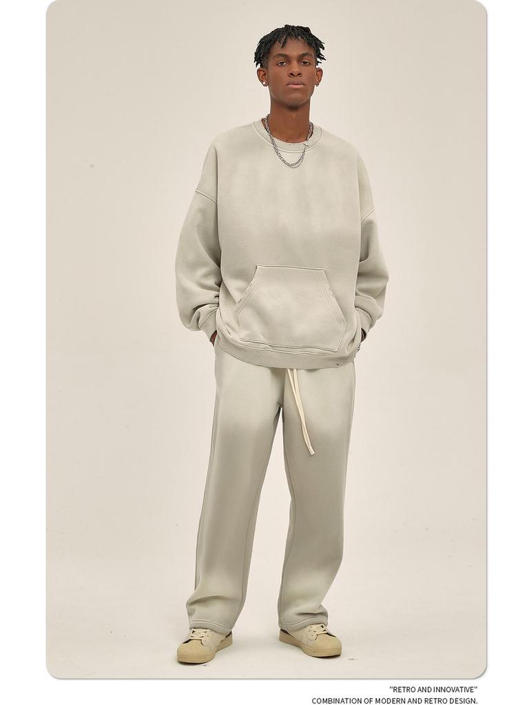 ARTIE Мужской комплект из толстовки и брюк в винтажном стиле с распылением 2023 года