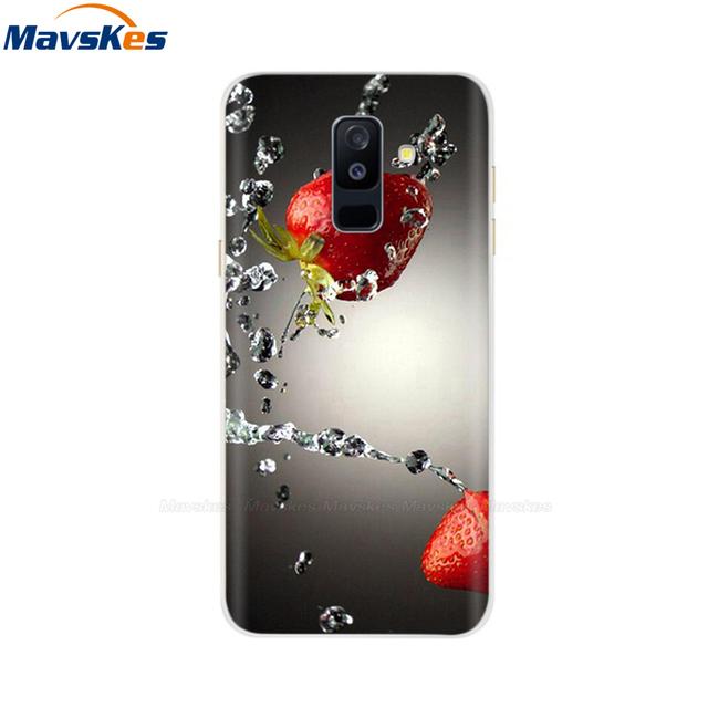 Силиконовый чехол для Samsung Galaxy A6, чехол для двух SIM-карт, Sm A600 A600f, чехол для Samsung A6 Plus A605 A605f, чехол