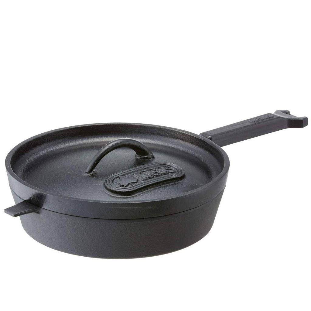 LOGOS Сковорода-казан 9 дюймов 81062237 Черный Кемпинг & (с сумкой)