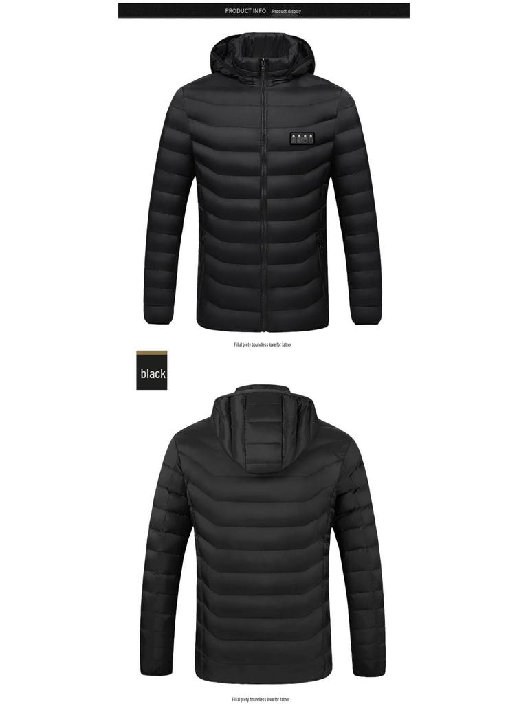 Smart Heated Cotton Jacket - Unisex Outdoor Full Body Warmth with Constant Temperature Control