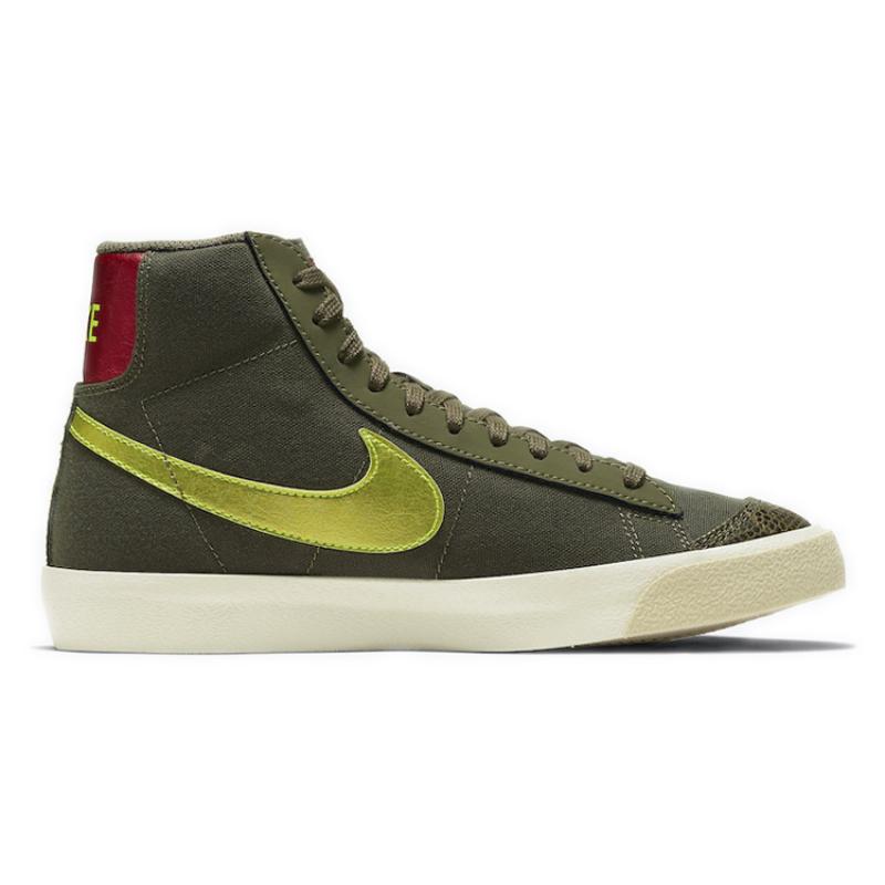 Nike Женские кроссовки Blazer Mid 77 Olive Snakeskin Обувь для скейтбординга CZ0462-200