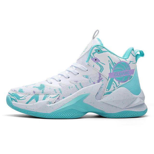 Мужская спортивная обувь. Брендовые профессиональные мужские баскетбольные кроссовки. Баскетбольные кроссовки. Нескользящие дышащие женские баскетбольные бутсы с высоким берцем.