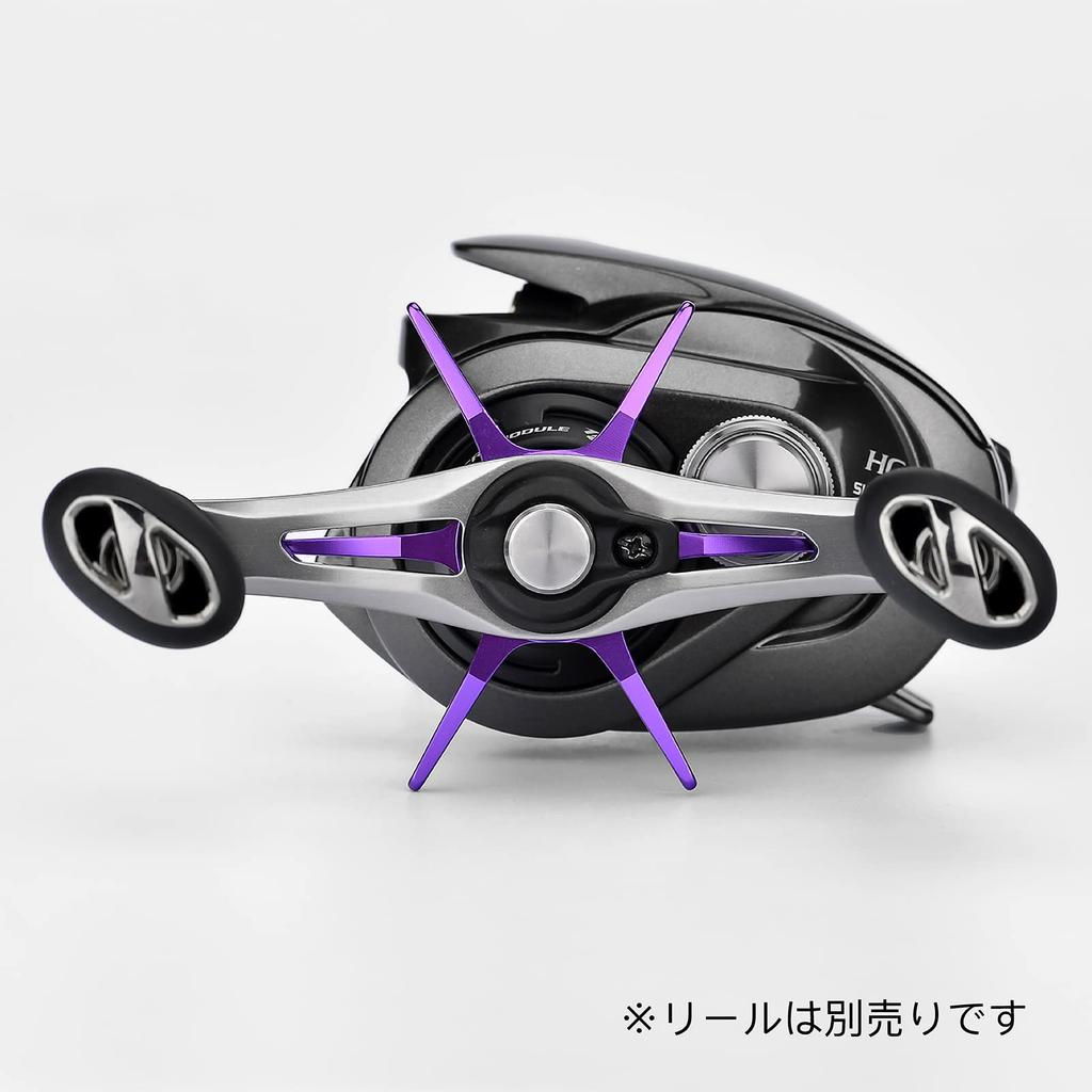 Звездчатый фрикцион Gomexus для катушек Shimano Antares DC и Metanium Baitcasting с шестью рукоятками ST-S, алюминиевый, сверхлегкий 5,4 г, для правой/левой руки,