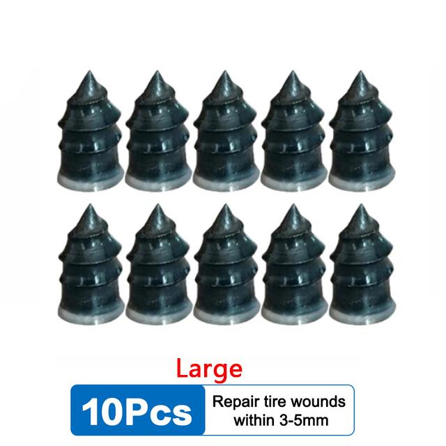 Резиновый гвоздь для вакуумного ремонта шин Гвозди для ремонта мото-автомобильных шин Винт в резиновой заглушке Гвоздь для ремонта бескамерных шин для автомобилей и мотоциклов