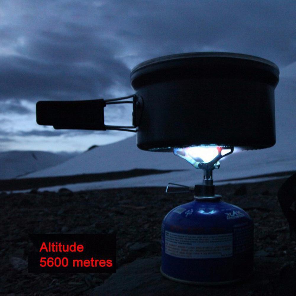 Сверхлегкая походная плита из титанового сплава 25 г, газовая горелка для пикника и пикника