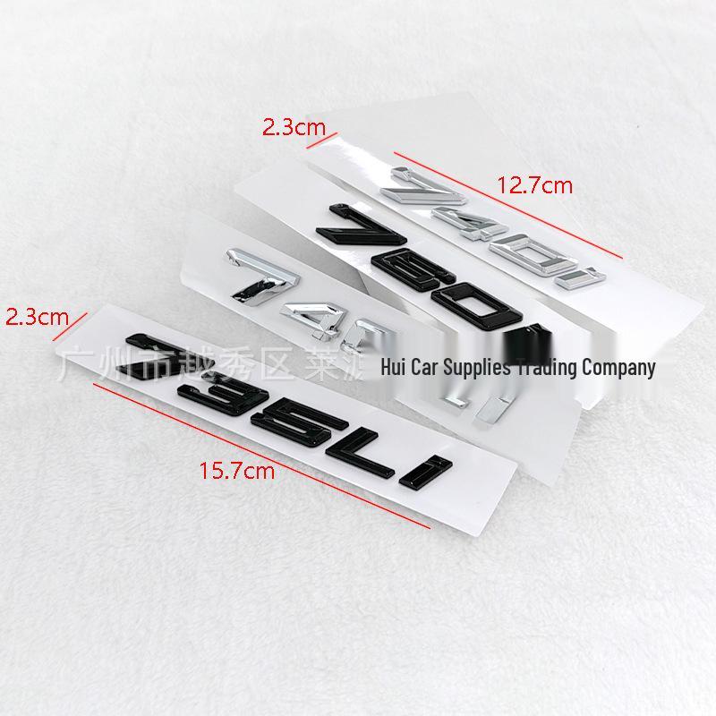 New BMW 7 Series Rear Trunk Logo Sticker for 730Li, 735Li, 740Li, 760i