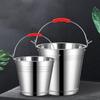Портативное ведро для воды Lijiu Hong из нержавеющей стали