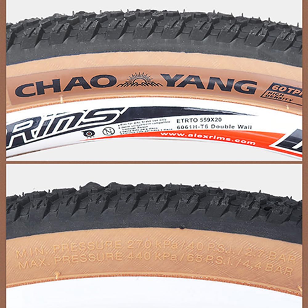 Fangzi Велосипедная шина, 27,5x2,10 дюйма Велосипедная шина, Запасная шина для колеса горного велосипеда, 30 TPI