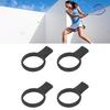 4 шт. Тренажер для намотки ручки теннисной ракетки Теннисный инструмент для тренировки ручки теннисной ракетки для соревнований на открытом воздухе Черный