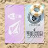 Модное пляжное полотенце V-Volcom Cool для пляжей, студий йоги, спортзалов, горячих источников, бассейнов и пикников