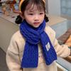 Soft Outdoor Colorful Winter Kids Scarves Solid Labelled Scarf Neck Warmers Children Scarf