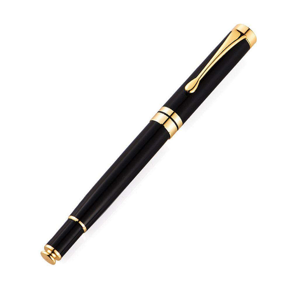 Канцелярские товары для студентов Бизнес-направления Ручка-роллер с черными чернилами Шариковая ручка-роллер Металлическая ручка Ручка для подписи