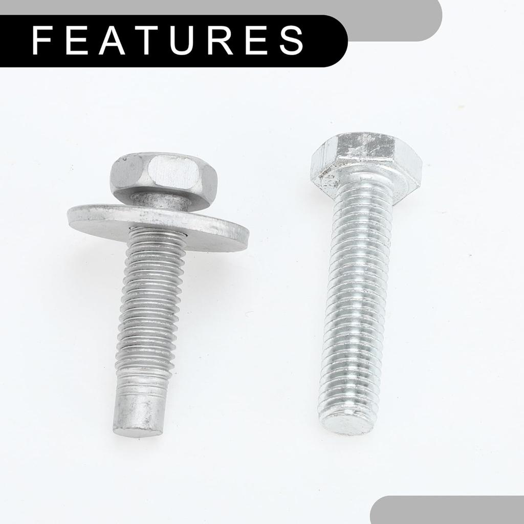 Side Step Hardware Mounting Kit No.68044460AA/82212003 - Car Bolts - for Dodge for Ram 1500 2009-2012 Metal Silver Tone - 1 Set
