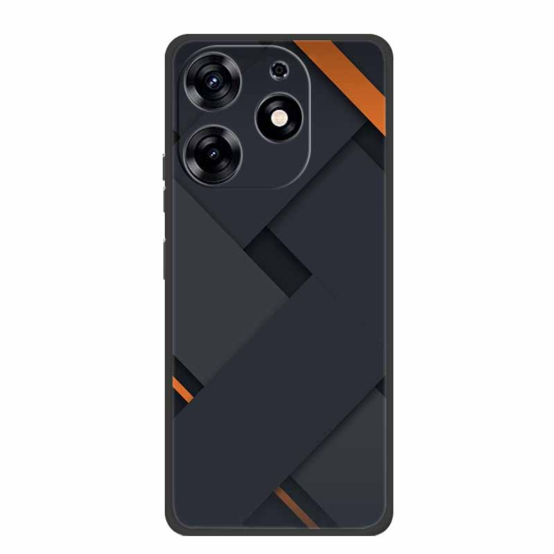 Чехол для Infinix Smart 8 Plus Роскошный Мягкий Силиконовый ТПУ Чехлы для Телефона Обложка Для Infinix Smart8 Plus Защитный Цветочный Расписной Coque