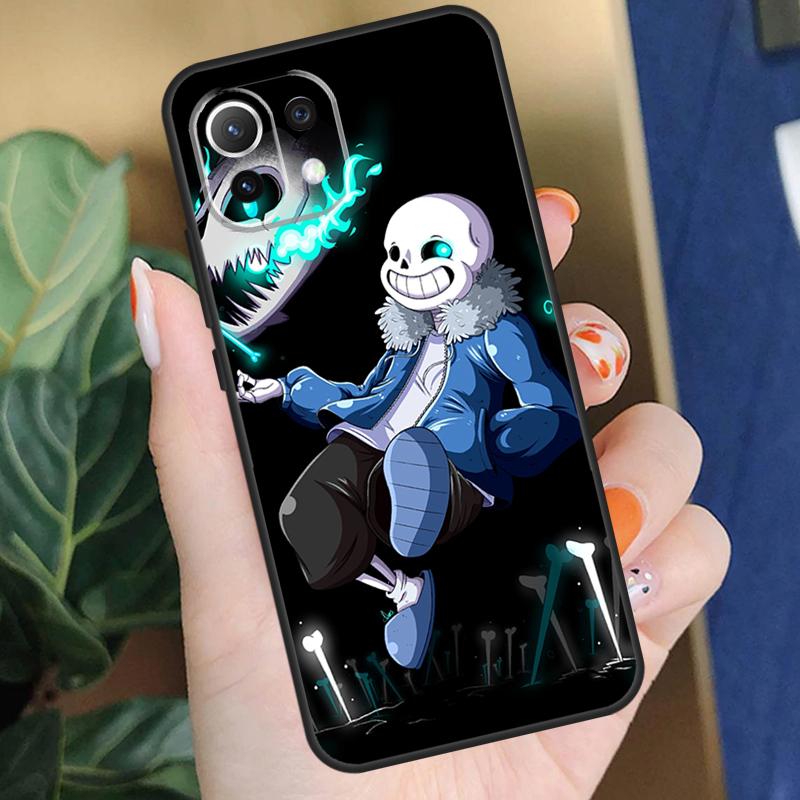 Чехол Undertale Sans для Xiaomi 13 14 11T 12T 13T Pro 12 Lite 12X POCO X3 X5 Pro F3 F4 X4 M5s C65 F5