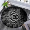Borussia Mönchengladbach Round Area Rug,Carpet Rug for Living Room Bedroom Sofa Playroom Decor,Non-slip Floor Mat