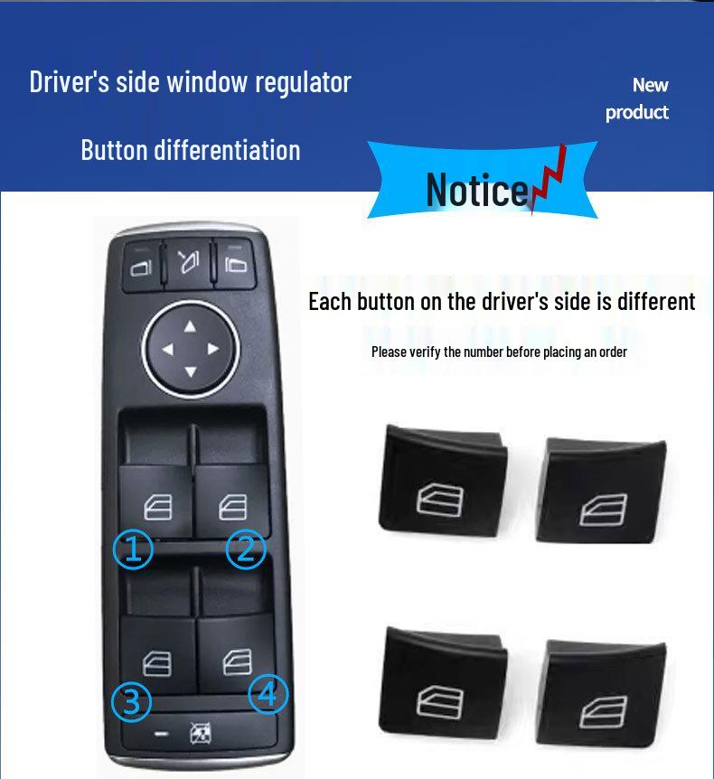 Совместимая кнопка переключателя стеклоподъемника для Mercedes-Benz W204 C-Class & E-Class 2049055402 Дверь автомобиля