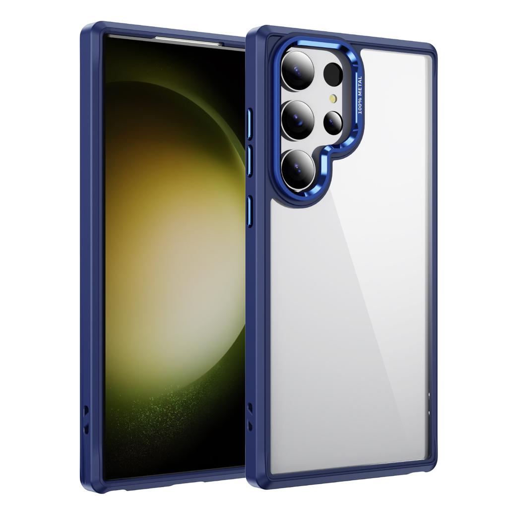 Новый прозрачный чехол для мобильного телефона Samsung S25 Ultra 2-в-1, не желтеющий, утолщенный ТПУ, прозрачный чехол