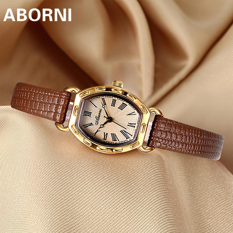 ABORNI часы женские элегантные новые модные компактные кварцевые часы с персонализированным циферблатом женские часы