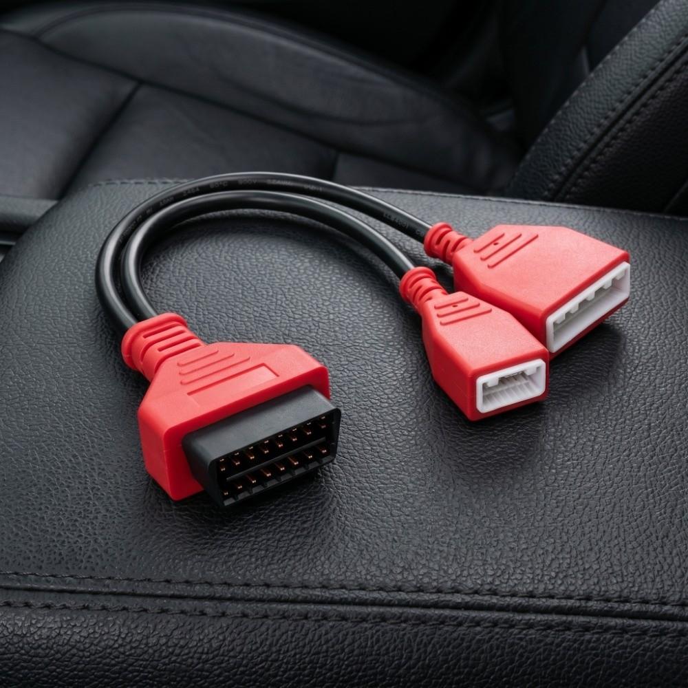 Кабель-обходчик OBD2 16+32 контакта Розовый диагностический кабель OBD2 Удлинительный кабель OBD2 Диагностический инструмент