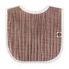 Bunny Blossom 6-ply Gauze Bib, Brown, 1 Piece, 1 Piece