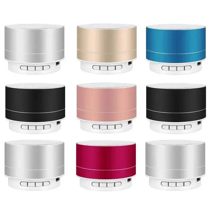 Мини-Bluetooth-колонка A10 с металлическим корпусом, портативная беспроводная компактная колонка с насыщенным звуком для путешествий, подарок