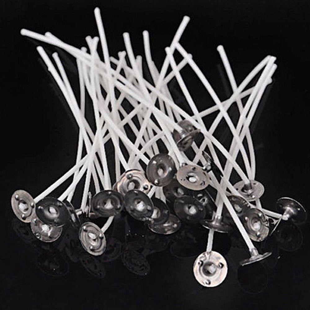 Supplies Environmental Spool Cotton Wick Square Braid Candlestick Sustainer Tabs Wax Candle Core